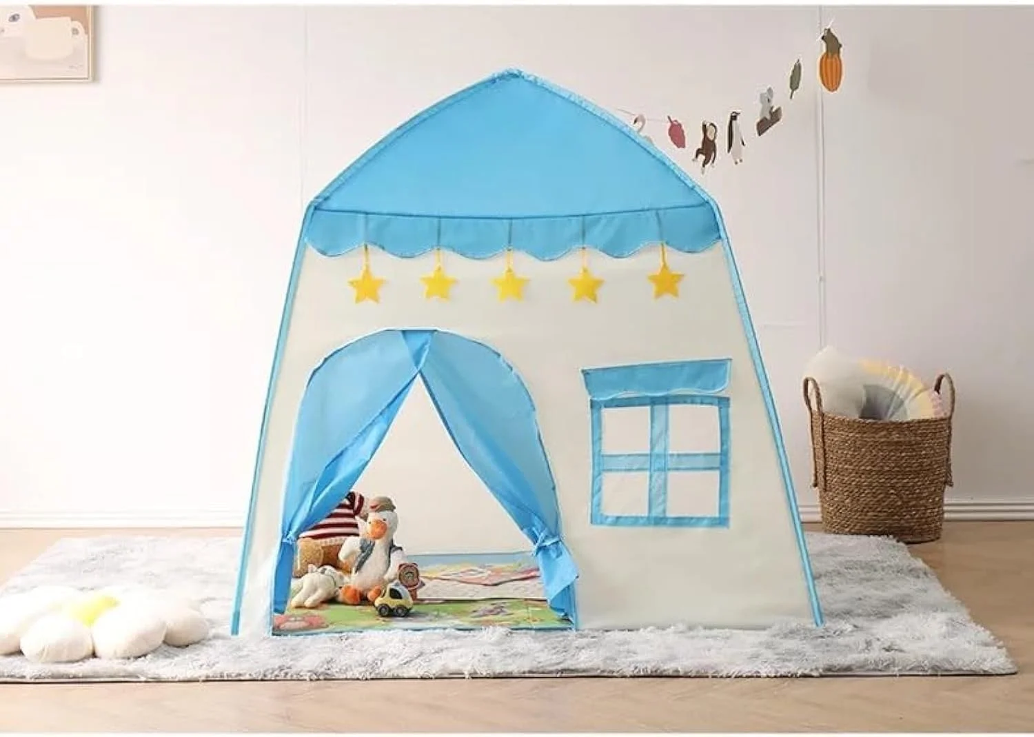 چادر بازی قلعه پرنسس VIO®، چادر بازی شش ضلعی کودکان برای استفاده در فضای داخلی و خارجی، 120X120 سانتی متر، چادر بازی بادوام کودکان، اسباب بازی اتاق بازی سرگرم کننده برای فعالیت های بازی پسران و دختران، بژ آبی، هدیه برای مهمانی سال نو چادر بازی قلعه پرنسس VIO®، چادر بازی شش ضلعی کودکان برای استفاده در فضای داخلی و خارجی، 120X120 سانتی متر، چادر بازی بادوام کودکان، اسباب بازی اتاق بازی سرگرم کننده برای فعالیت های بازی پسران و دختران، بژ آبی، هدیه برای مهمانی سال نو