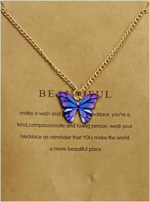 ست گردنبند و جواهرات پروانه ای شیک 5 تکه YouBella Fashion Jewellery برای زنان، هدیه گردنبند آویز برای دختران (چند رنگ) (YBNK_50616) ست گردنبند و جواهرات پروانه ای شیک 5 تکه YouBella Fashion Jewellery برای زنان، هدیه گردنبند آویز برای دختران (چند رنگ) (YBNK_50616)