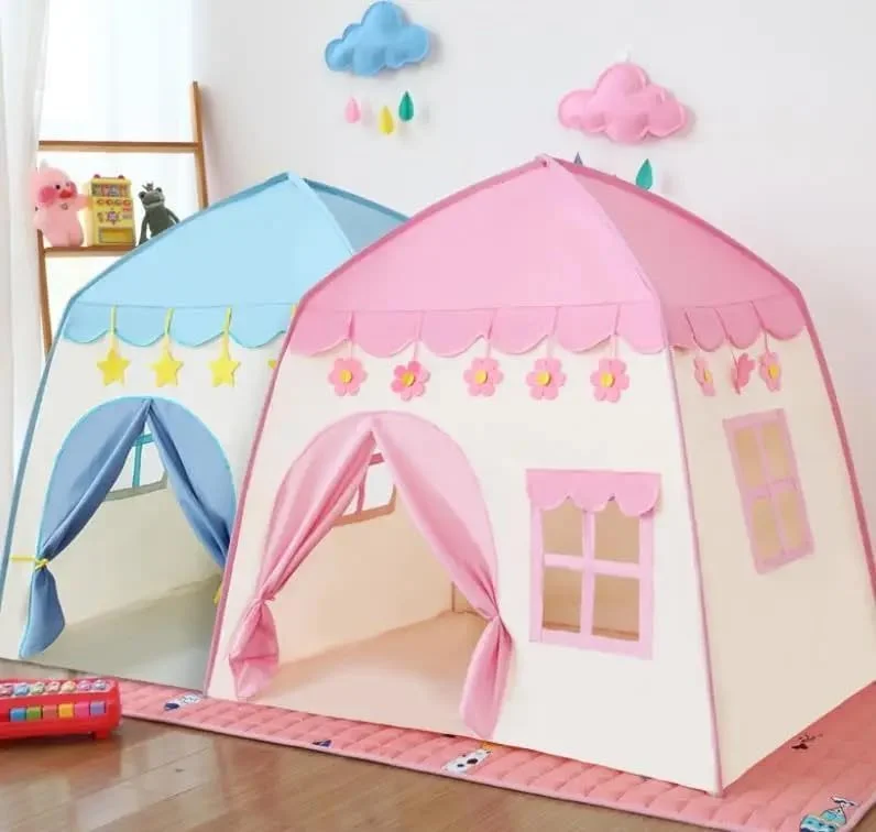 چادر بازی قلعه پرنسس VIO®، چادر بازی شش ضلعی کودکان برای استفاده در فضای داخلی و خارجی، 120X120 سانتی متر، چادر بازی بادوام کودکان، اسباب بازی اتاق بازی سرگرم کننده برای فعالیت های بازی پسران و دختران، بژ آبی، هدیه برای مهمانی سال نو چادر بازی قلعه پرنسس VIO®، چادر بازی شش ضلعی کودکان برای استفاده در فضای داخلی و خارجی، 120X120 سانتی متر، چادر بازی بادوام کودکان، اسباب بازی اتاق بازی سرگرم کننده برای فعالیت های بازی پسران و دختران، بژ آبی، هدیه برای مهمانی سال نو