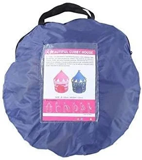 چادر بازی کودکانه تاشو دخترانه قلعه پرنسس خانه چادری قابل حمل - آبی چادر بازی کودکانه تاشو دخترانه قلعه پرنسس خانه چادری قابل حمل - آبی