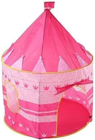 چادر بازی کودکانه تاشو دخترانه مدل قلعه پرنسس مناسب فضای باز و منزل - صورتی چادر بازی کودکانه تاشو دخترانه مدل قلعه پرنسس مناسب فضای باز و منزل - صورتی