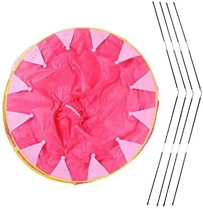 چادر بازی کودکانه تاشو دخترانه مدل قلعه پرنسس مناسب فضای باز و منزل - صورتی چادر بازی کودکانه تاشو دخترانه مدل قلعه پرنسس مناسب فضای باز و منزل - صورتی