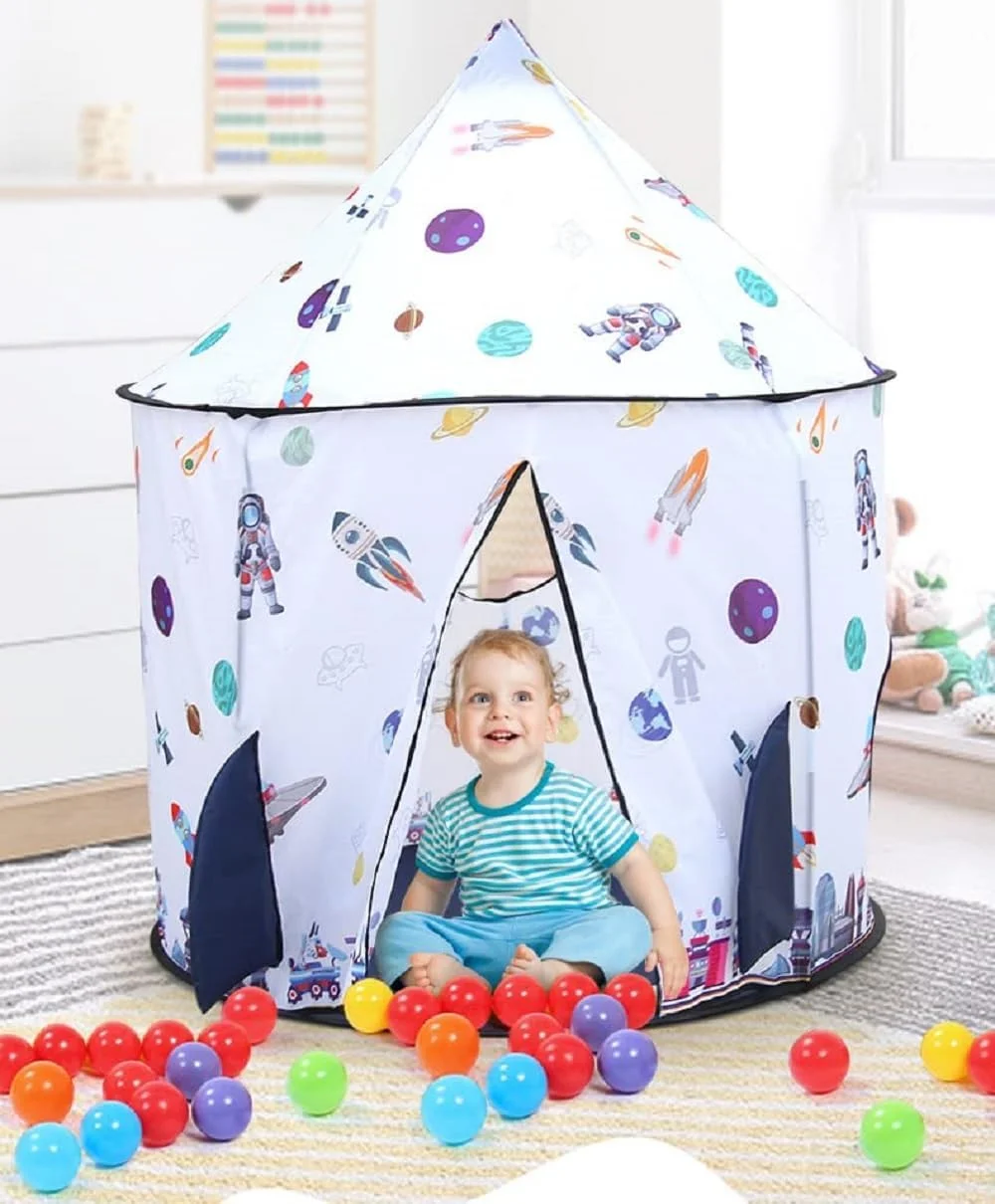 چادر بازی کودکانه Tech Plus مناسب بازی در فضای باز و داخل خانه به همراه تونل چادر بازی کودکانه Tech Plus مناسب بازی در فضای باز و داخل خانه به همراه تونل