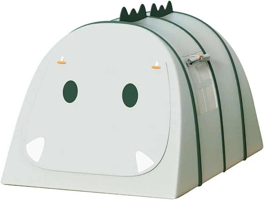 چادر بازی کودک، مناسب فضای داخلی/خارجی با توری پشه بند و درهای دوتایی، طراحی بزرگ بازشو، تاشو قابل حمل برای نوزاد و کودک نوپا، پارچه غیر سمی، نصب و نگهداری آسان