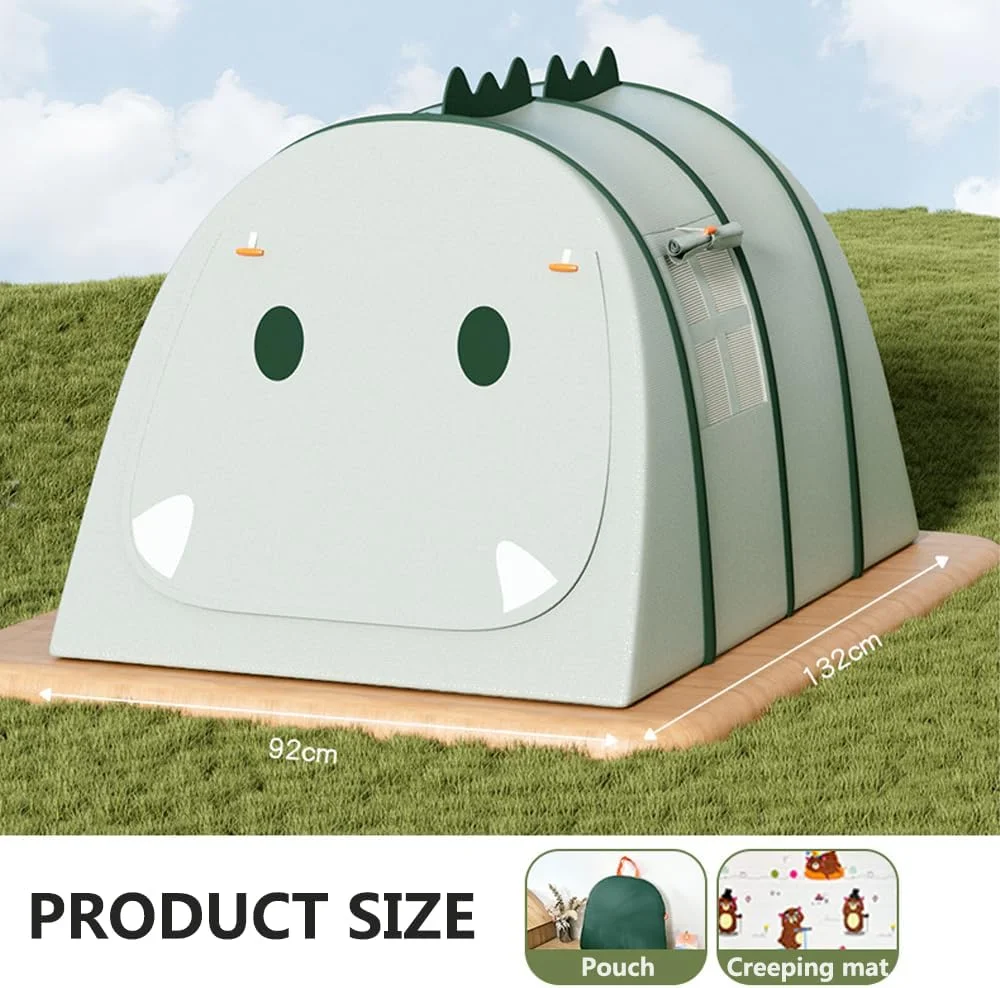 چادر بازی کودک، مناسب فضای داخلی/خارجی با توری پشه بند و درهای دوتایی، طراحی بزرگ بازشو، تاشو قابل حمل برای نوزاد و کودک نوپا، پارچه غیر سمی، نصب و نگهداری آسان چادر بازی کودک، مناسب فضای داخلی/خارجی با توری پشه بند و درهای دوتایی، طراحی بزرگ بازشو، تاشو قابل حمل برای نوزاد و کودک نوپا، پارچه غیر سمی، نصب و نگهداری آسان