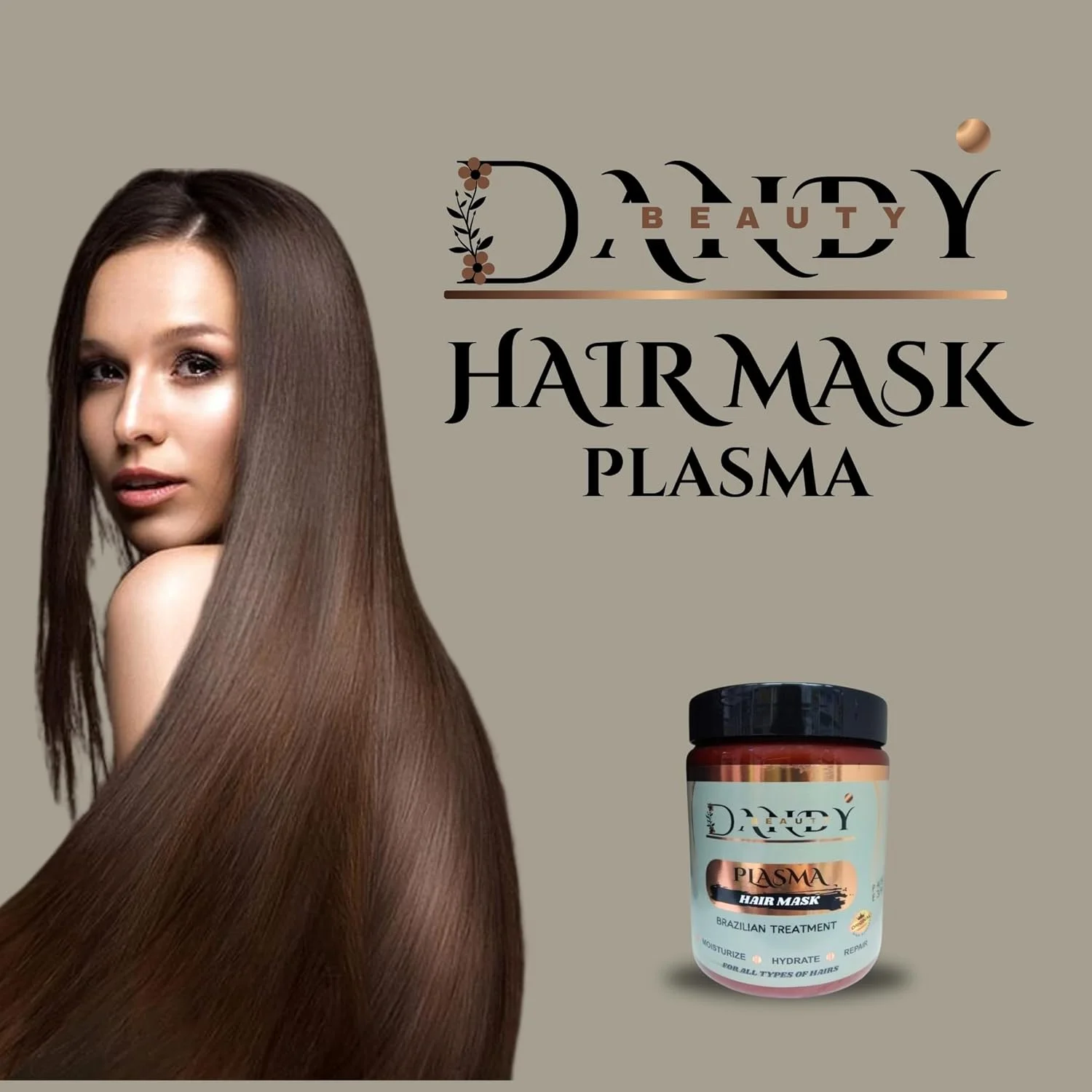 ماسک موی دندی بیوتی پلاسما برزیلی 1000 گرم