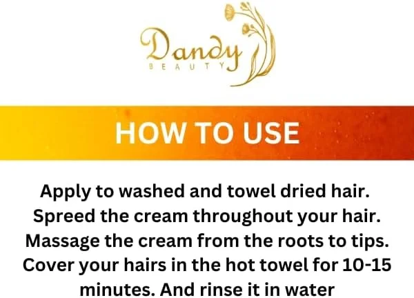 ماسک مو عسل و شیر دندی بیوتی 1000 گرم