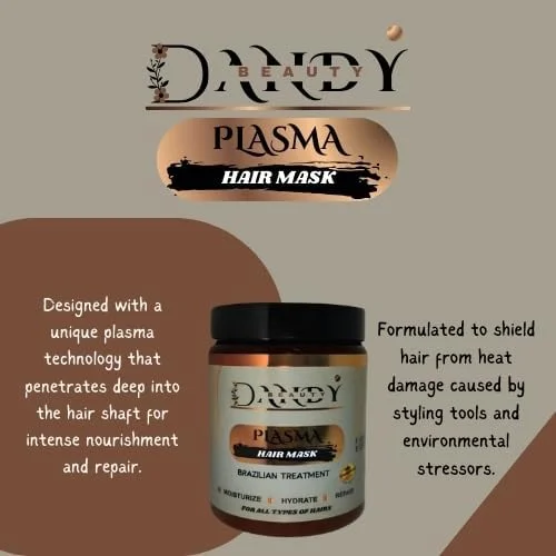 ماسک موی دندی بیوتی پلاسما برزیلی 1000 گرم