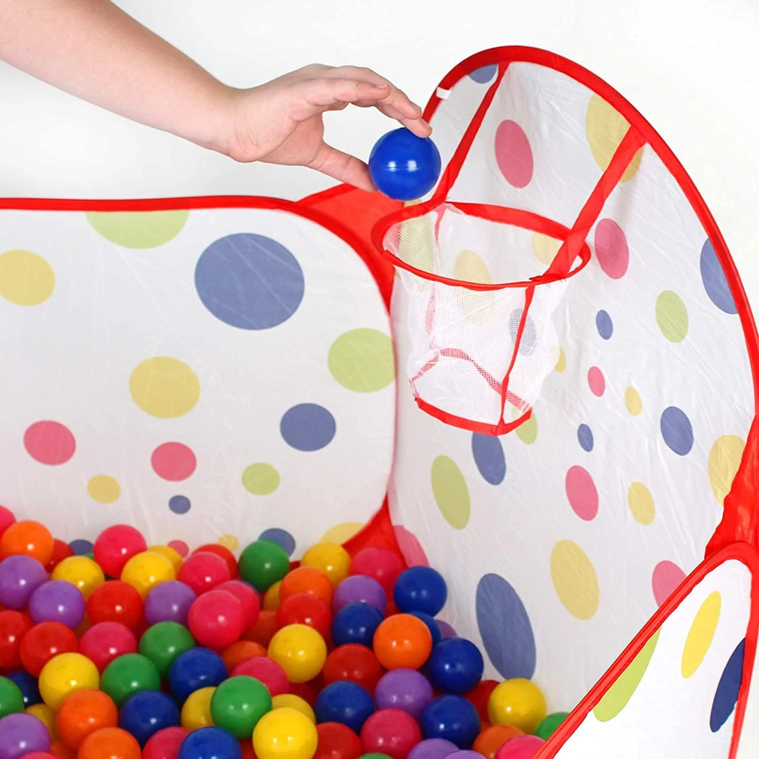 چادر بازی استخر توپ خرس مومو با حلقه بسکتبال برای کودکان نوپا، بازی در فضای باز و داخل خانه، 120 سانتی متر (توپ شامل نمی شود) چادر بازی استخر توپ خرس مومو با حلقه بسکتبال برای کودکان نوپا، بازی در فضای باز و داخل خانه، 120 سانتی متر (توپ شامل نمی شود)