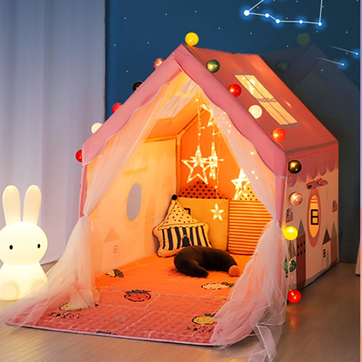 چادر بازی کودکانه Masroo برای پسران، چادر بزرگ مناسب کودکان نوپا برای اتاق بازی سرپوشیده و فضای باز، اسباب بازی های هدیه خانه بازی فضانورد دنیای فضایی، چادر بازی بزرگ قلعه پریان کودکان (صورتی) چادر بازی کودکانه Masroo برای پسران، چادر بزرگ مناسب کودکان نوپا برای اتاق بازی سرپوشیده و فضای باز، اسباب بازی های هدیه خانه بازی فضانورد دنیای فضایی، چادر بازی بزرگ قلعه پریان کودکان (صورتی)