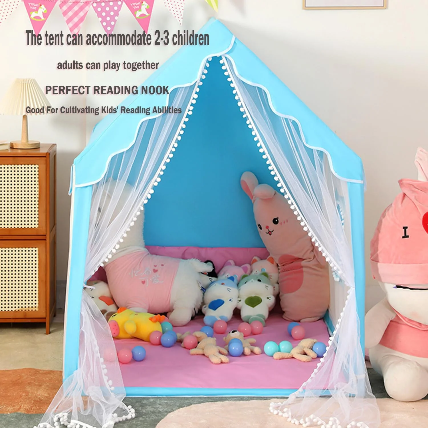 چادر بازی کودکان برای دختران و پسران، چادر بازی بزرگ با توپ های روشن، چادر بازی کودکان در فضای داخلی و خارجی، چادر قلعه بازی کودکان نوپا با پنجره ها، گوشه مطالعه برای هدایای عالی (130x99x119 سانتی متر) چادر بازی کودکان برای دختران و پسران، چادر بازی بزرگ با توپ های روشن، چادر بازی کودکان در فضای داخلی و خارجی، چادر قلعه بازی کودکان نوپا با پنجره ها، گوشه مطالعه برای هدایای عالی (130x99x119 سانتی متر)