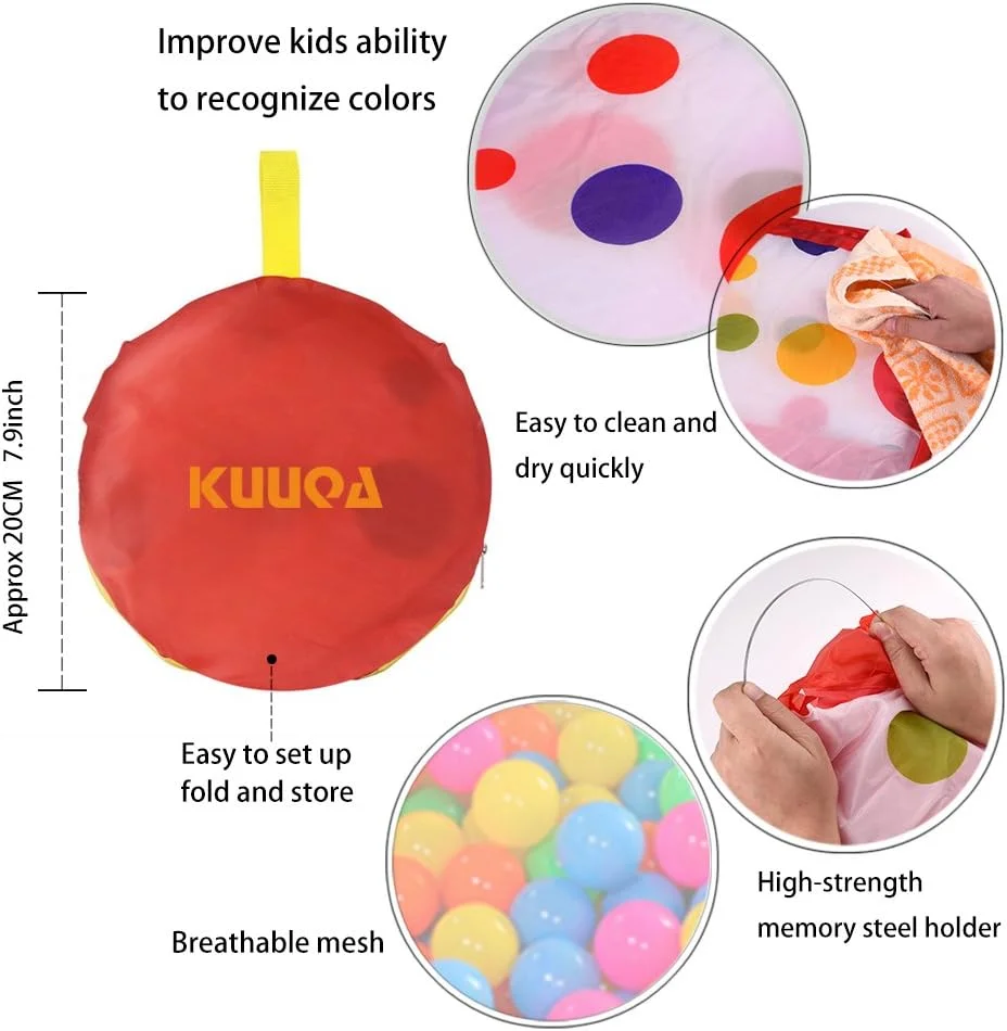 استخر توپ کودک کووکا، چادر بازی، محوطه بازی با کیف زیپدار قرمز برای نگهداری، مناسب کودکان نوپا و حیوانات خانگی، قطر 1 متر (توپ شامل نمیشود) استخر توپ کودک کووکا، چادر بازی، محوطه بازی با کیف زیپدار قرمز برای نگهداری، مناسب کودکان نوپا و حیوانات خانگی، قطر 1 متر (توپ شامل نمیشود)