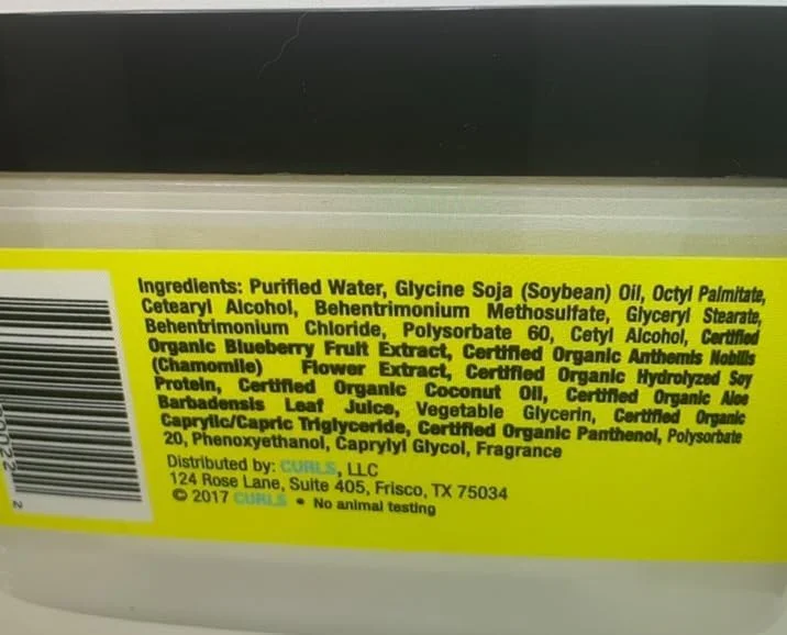 ماسک ترمیم کننده مو Curls Blueberry Bliss، 8 اونس