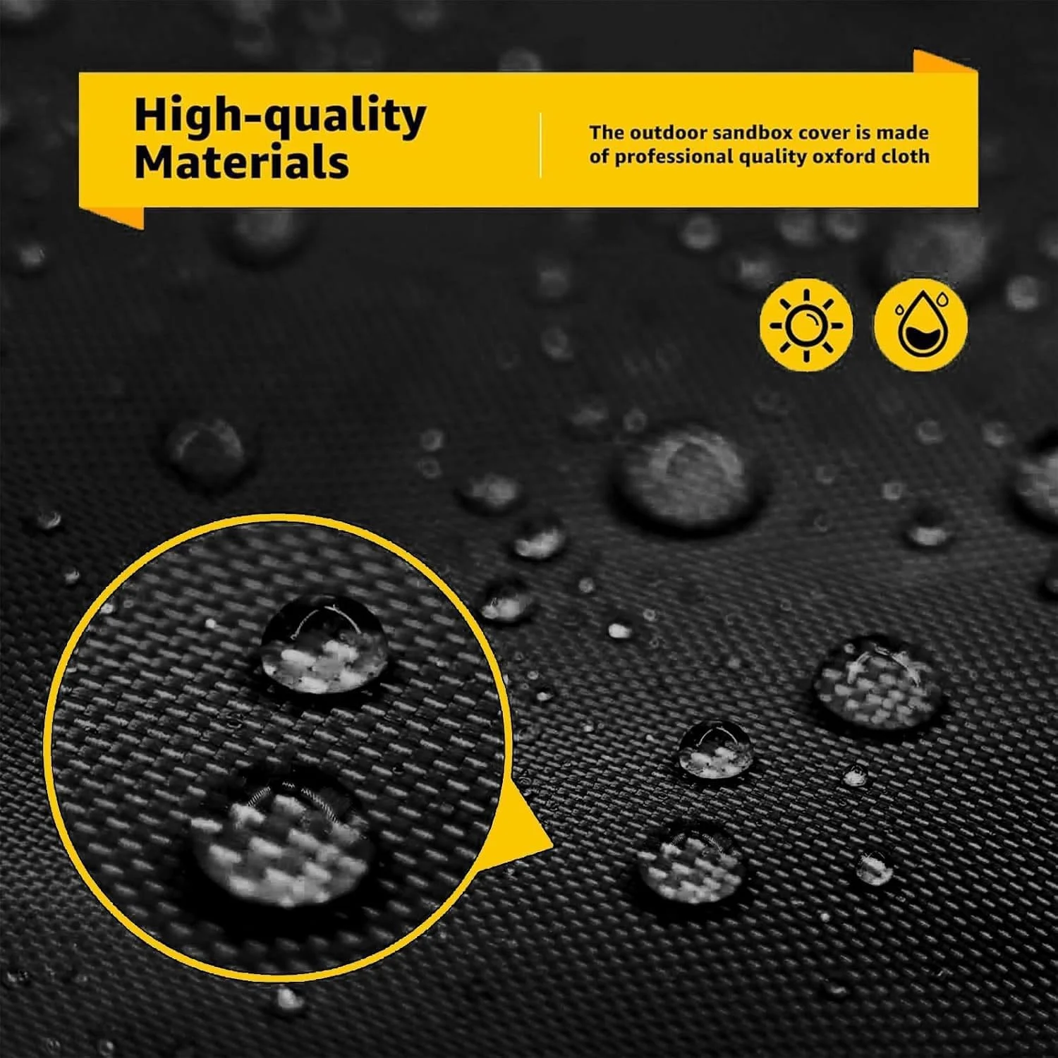 روکش جعبه شنی ABOCIDEGE، ضد آب سنگین، محافظت از شن و ماسه و اسباب بازی های جعبه شنی