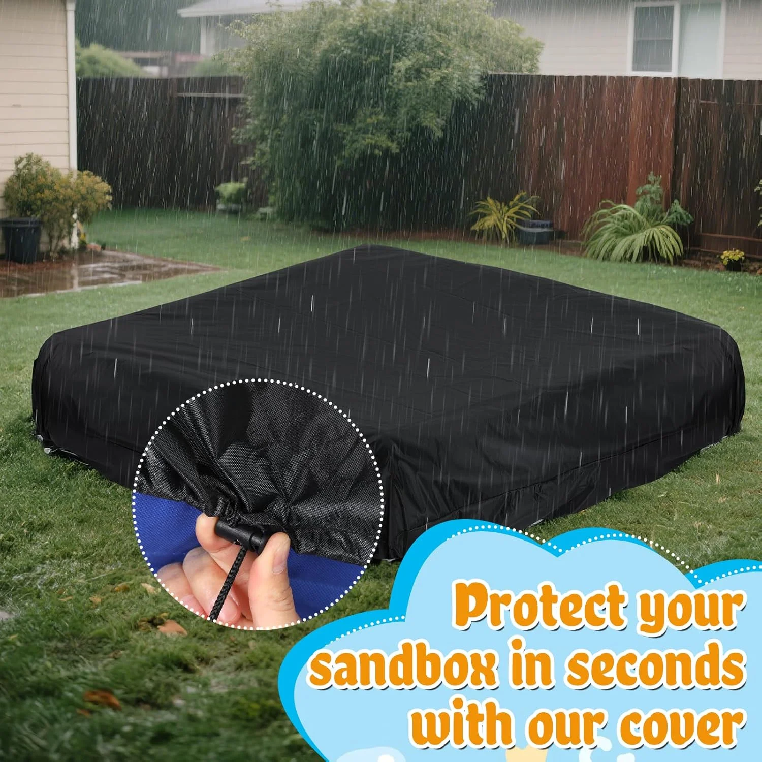 استخر بادی شن بازی کودک با روکش - مونتاژ آسان، مناسب فضای باز، ظرفیت بزرگ، مناسب حیاط، باغ و هدیه اسباب بازی تابستانی برای دختران و پسران 3 تا 8 سال استخر بادی شن بازی کودک با روکش - مونتاژ آسان، مناسب فضای باز، ظرفیت بزرگ، مناسب حیاط، باغ و هدیه اسباب بازی تابستانی برای دختران و پسران 3 تا 8 سال