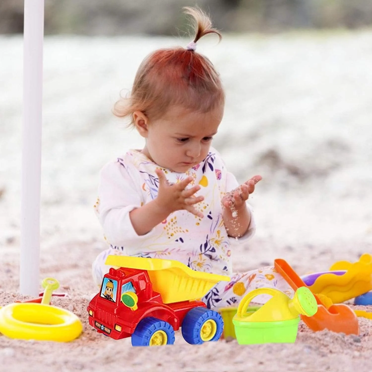 مجموعه 14 تکه اسباب بازی ساحلی برای کودکان، اسباب بازی های گودال شن و ماسه تابستانی، ابزار بازی شن و ماسه کودکان، قلعه ساحلی در فضای باز تابستانی و اسباب بازی حمام مجموعه 14 تکه اسباب بازی ساحلی برای کودکان، اسباب بازی های گودال شن و ماسه تابستانی، ابزار بازی شن و ماسه کودکان، قلعه ساحلی در فضای باز تابستانی و اسباب بازی حمام