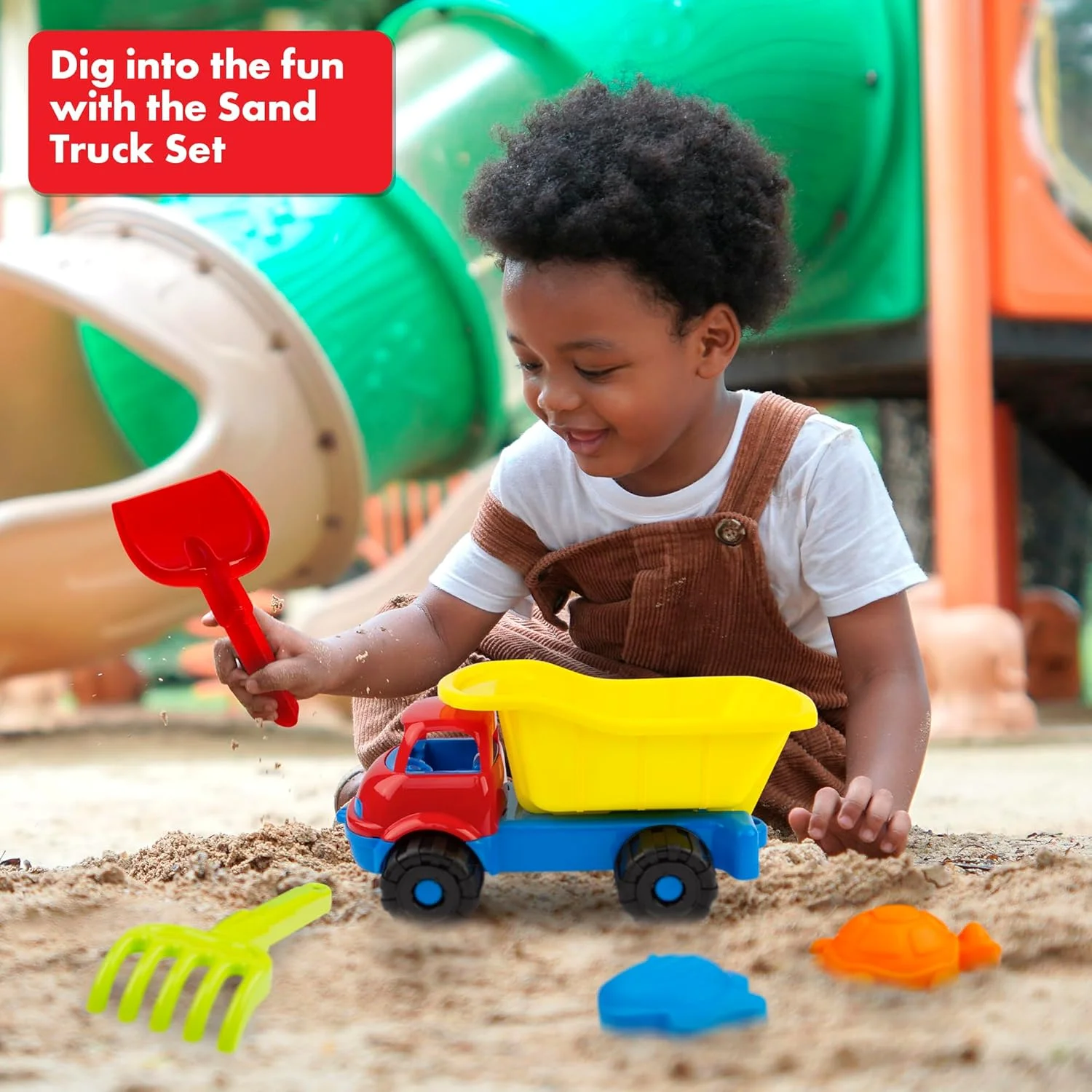 مجموعه اسباب بازی ساحلی کامیون آبعیک - اسباب بازی های بزرگ ساحلی برای کودکان 18 ماه به بالا | کامیون کمپرسی، قالب های شن، بیل و چنگک | مجموعه بازی شن و آب در فضای باز برای کودکان نوپا و کودکان مجموعه اسباب بازی ساحلی کامیون آبعیک - اسباب بازی های بزرگ ساحلی برای کودکان 18 ماه به بالا | کامیون کمپرسی، قالب های شن، بیل و چنگک | مجموعه بازی شن و آب در فضای باز برای کودکان نوپا و کودکان