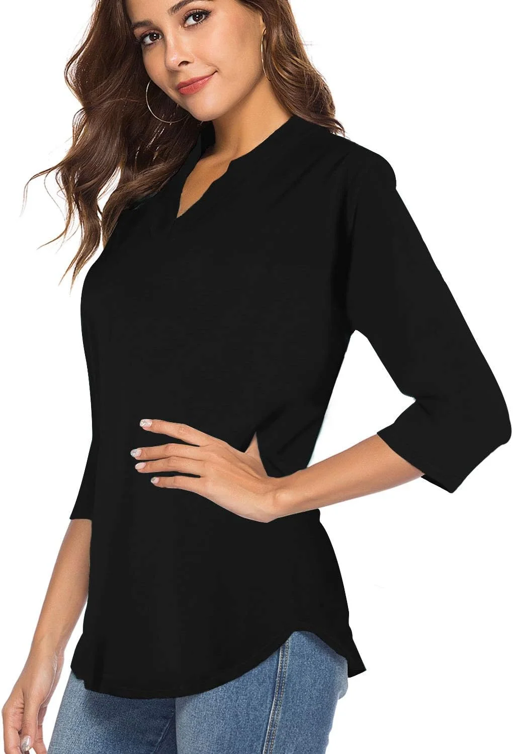 تونیک زنانه آستین سه ربع CEASIKERY