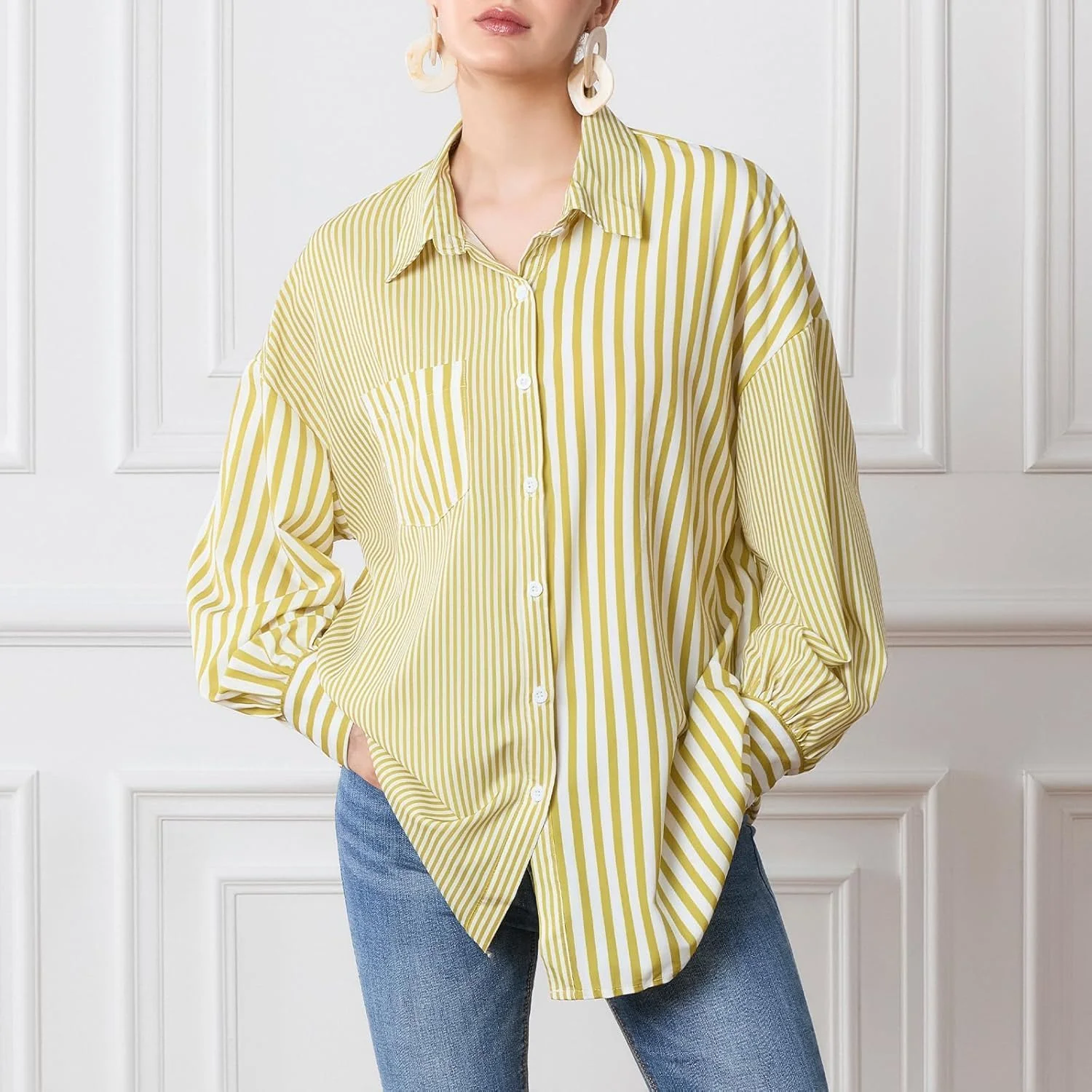 پیراهن آستین کوتاه یقه دار دکمه دار نخی مردانه و زنانه Chejooe