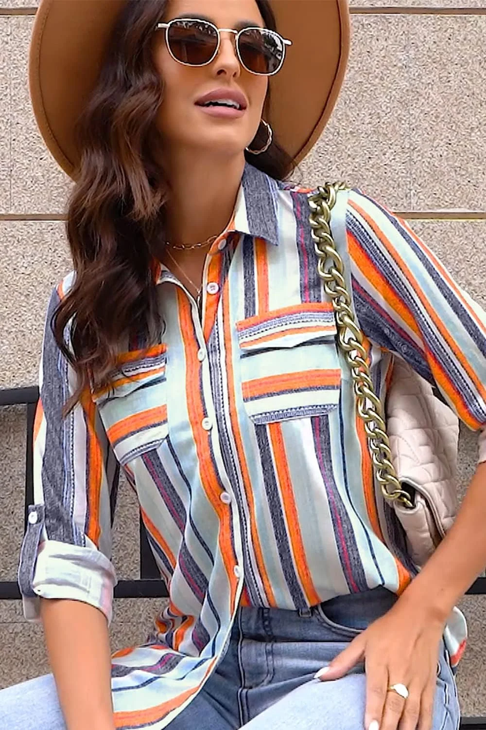 سویشرت هودی آستین بلند زنانه Cestyle با طرح رنگی و مدل پولیور غیر رسمی