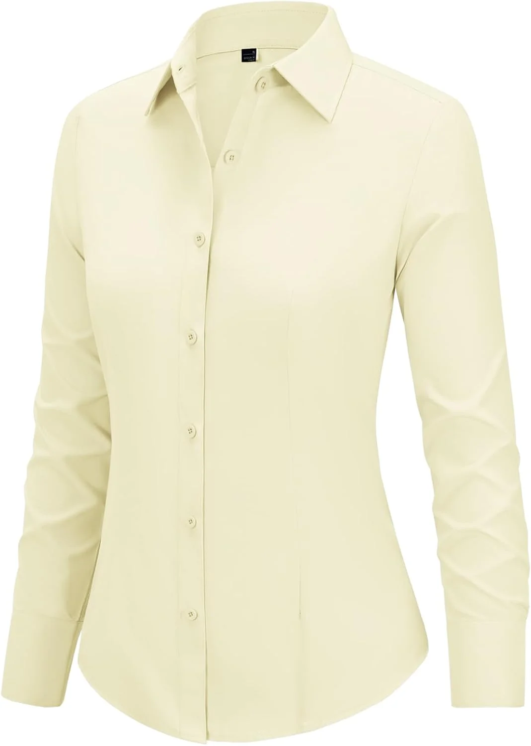 پیراهن دکمه دار زنانه، پیراهن های مجلسی اندامی، بلوزهای آستین بلند یقه دار نرم و بدون چروک، تاپ های تونیک مناسب کار و اداره