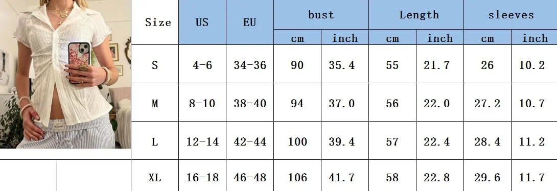 شومیز زنانه دکمه دار آستین کوتاه، بلوز جذب و شیک مناسب استایل خیابانی شومیز زنانه دکمه دار آستین کوتاه، بلوز جذب و شیک مناسب استایل خیابانی