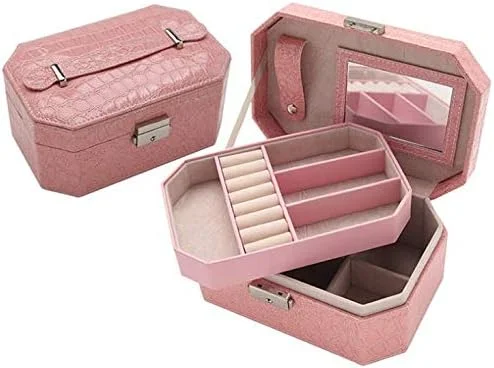 جعبه جواهرات، جعبه های نگهداری گردنبند و گوشواره، جعبه لوازم آرایش، سازمان دهنده جواهرات، هدیه تولد