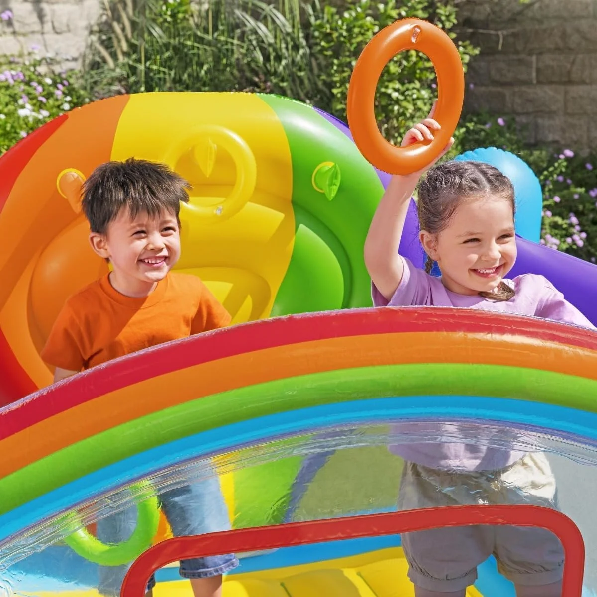 جامپینگ بادی بالن بست وی مدل 69" x 68" x 54"/1.75m x 1.73m x 1.37m جامپینگ بادی بالن بست وی مدل 69" x 68" x 54"/1.75m x 1.73m x 1.37m