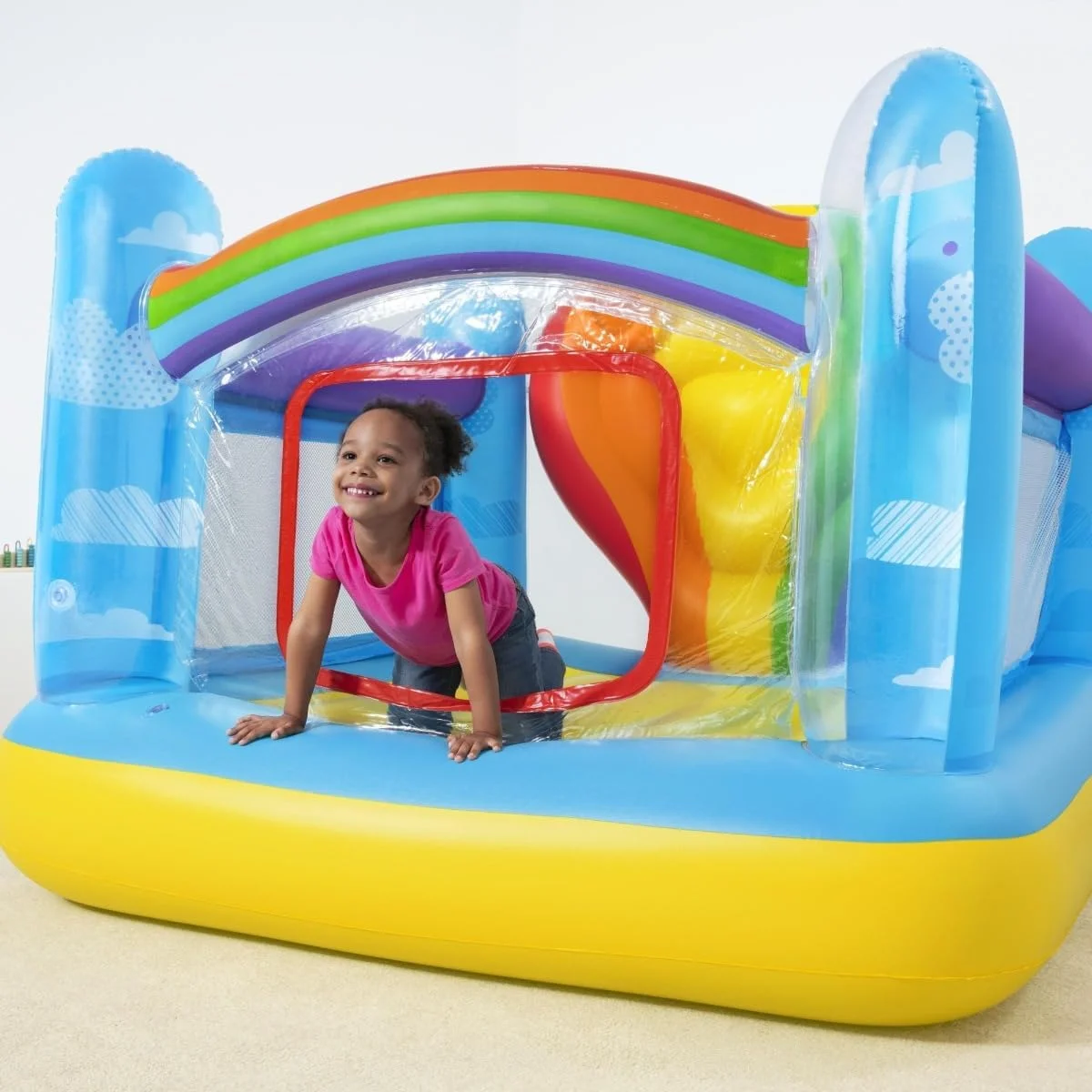 جامپینگ بادی بالن بست وی مدل 69" x 68" x 54"/1.75m x 1.73m x 1.37m جامپینگ بادی بالن بست وی مدل 69" x 68" x 54"/1.75m x 1.73m x 1.37m