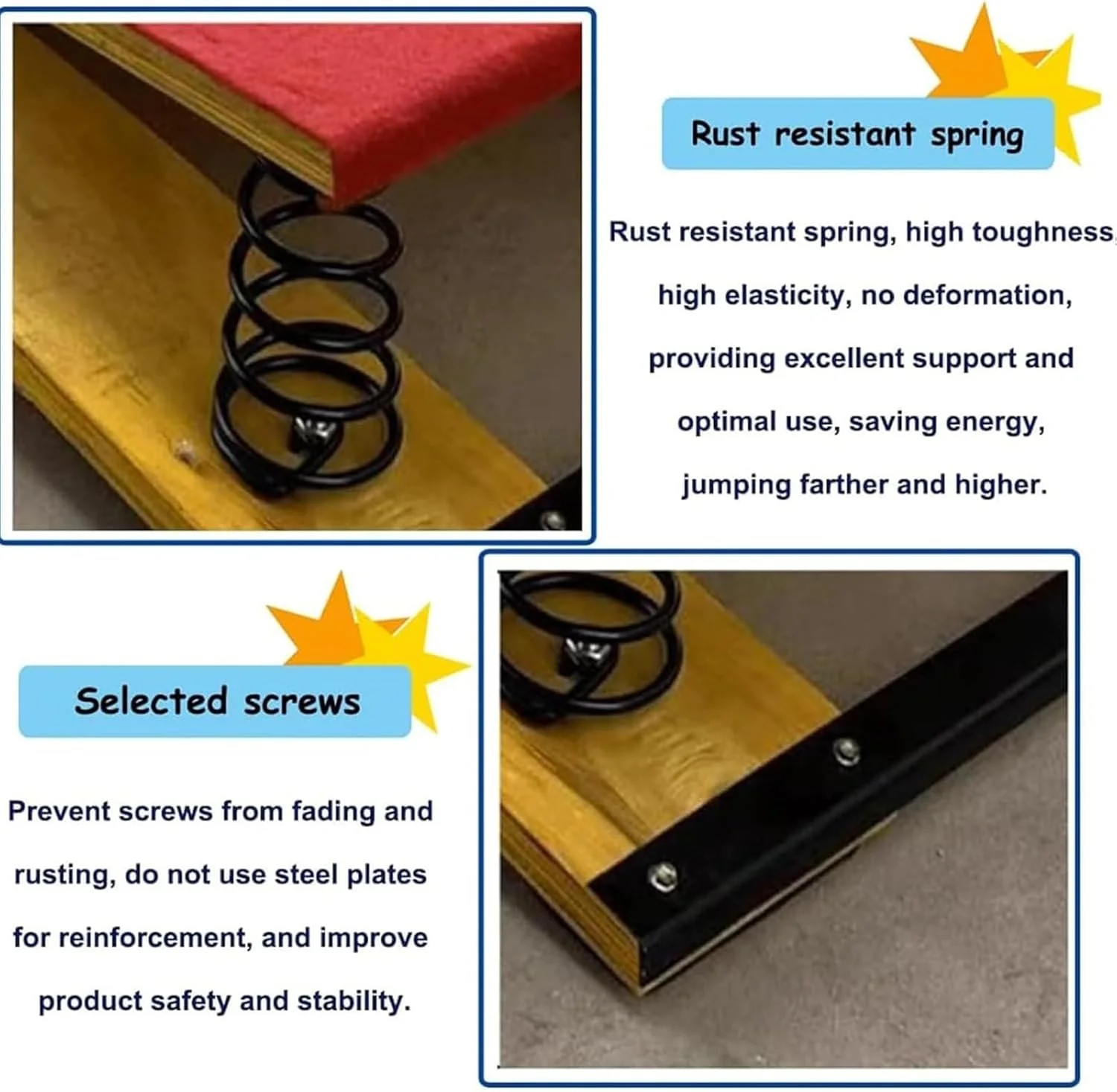 تخته فنری خمیده بزرگسالان و نوجوانان برای ژیمناستیک، تخته پرش ژیمناستیک برای پرش خرک، ترامپولین کوچک خانگی، مناسب برای مدرسه، باشگاه خانگی، بارفیکس، زیرزمین تخته فنری خمیده بزرگسالان و نوجوانان برای ژیمناستیک، تخته پرش ژیمناستیک برای پرش خرک، ترامپولین کوچک خانگی، مناسب برای مدرسه، باشگاه خانگی، بارفیکس، زیرزمین