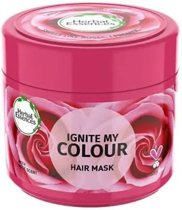 ماسک مو هربال اسنسز مدل Ignite My Colour با رایحه گل رز، قابل آبکشی و بدون نیاز به آبکشی، 300 میلی لیتر
