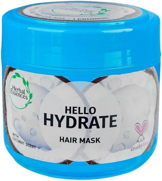 ماسک مو آبرسان عمیق هربال اسنسز HELLO HYDRATE | عصاره نارگیل | برای موهای خشک | 300 میلی لیتر