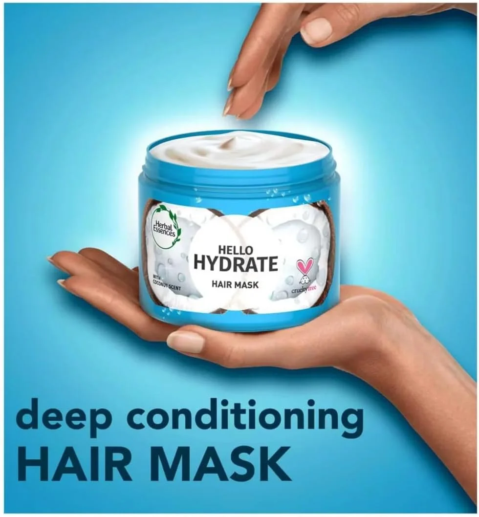 ماسک مو آبرسان عمیق هربال اسنسز HELLO HYDRATE | عصاره نارگیل | برای موهای خشک | 300 میلی لیتر ماسک مو آبرسان عمیق هربال اسنسز HELLO HYDRATE | عصاره نارگیل | برای موهای خشک | 300 میلی لیتر