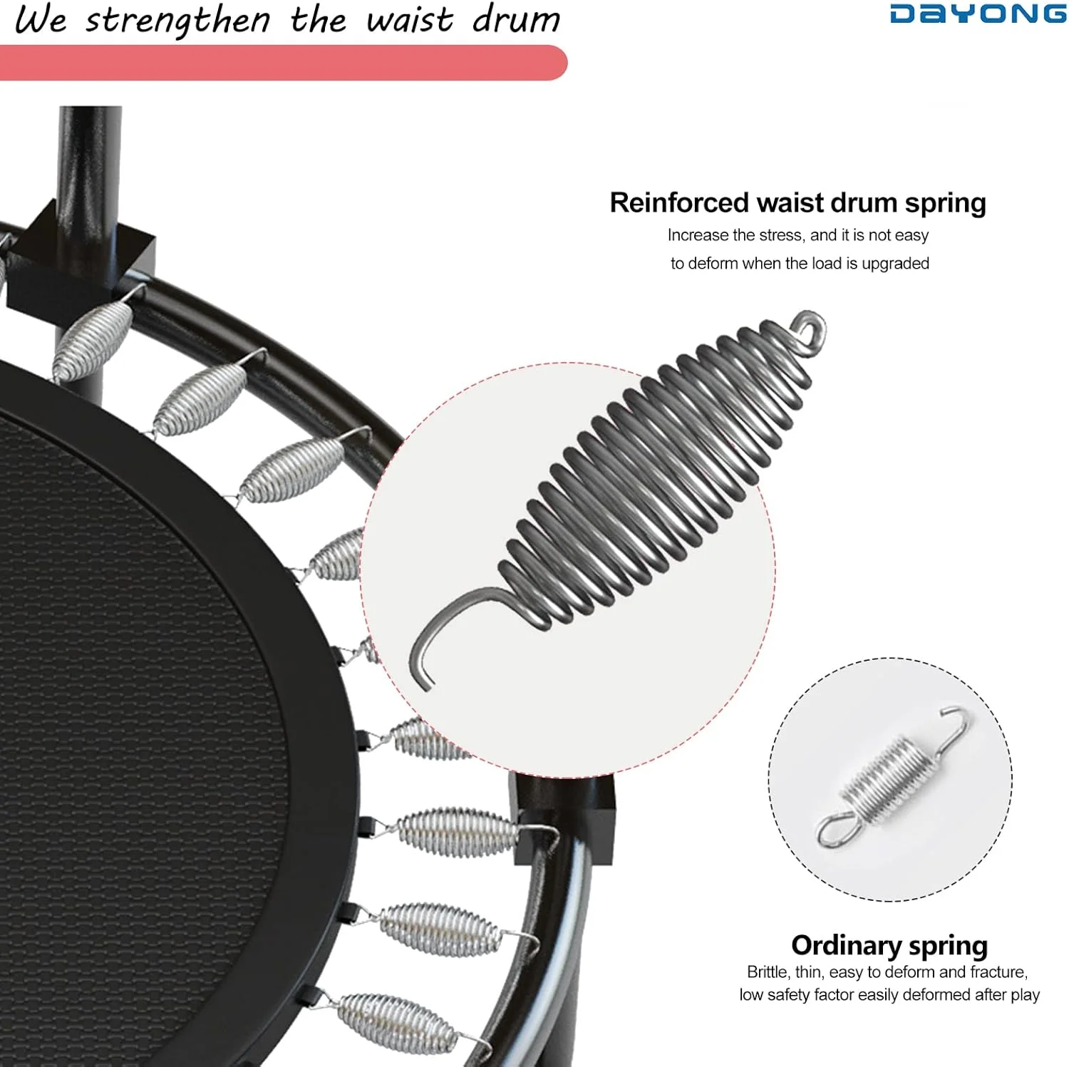 ترامپولین 1.5 متری DAYONG برای کودکان، ترامپولین سرپوشیده و فضای باز کودکان نوپا با توری محافظ، حلقه بالایی تقویت شده ایمن با حلقه بسکتبال، اسباب بازی های ترامپولین کودک، هدایای تولد برای کودکان ترامپولین 1.5 متری DAYONG برای کودکان، ترامپولین سرپوشیده و فضای باز کودکان نوپا با توری محافظ، حلقه بالایی تقویت شده ایمن با حلقه بسکتبال، اسباب بازی های ترامپولین کودک، هدایای تولد برای کودکان