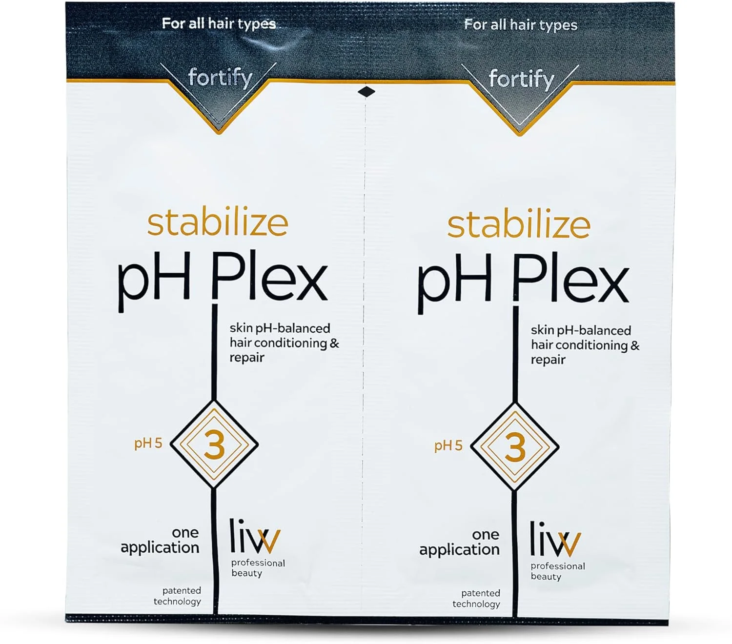 LIW pH Plex Step 3 - ماسک مغذی مو: تقویت اثرات رنگ و دکلره، کیفیت سالنی در خانه - 1 ساشه دوتایی