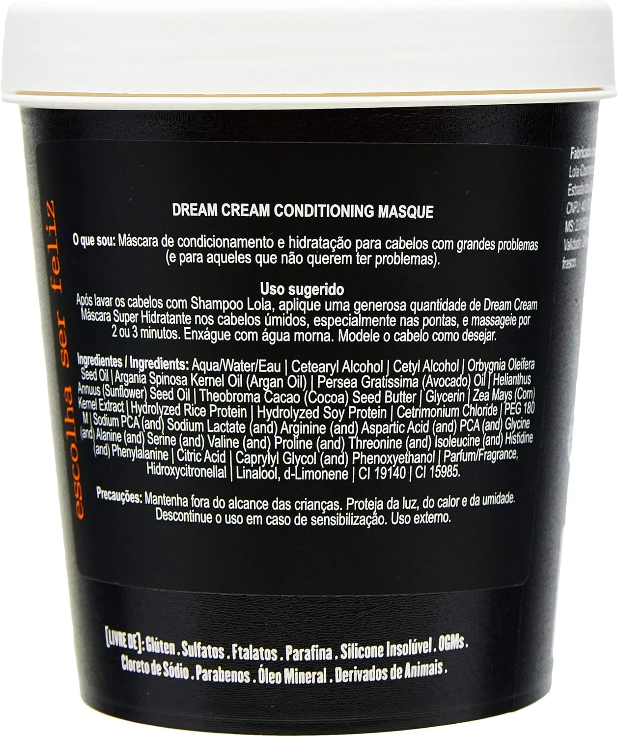 لولا لینها دریم کرم برزیل - ماسک فوق آبرسان 450 گرم - (مجموعه دریم کرم - ماسک نرم کننده عمیق خالص 15.87 اونس)