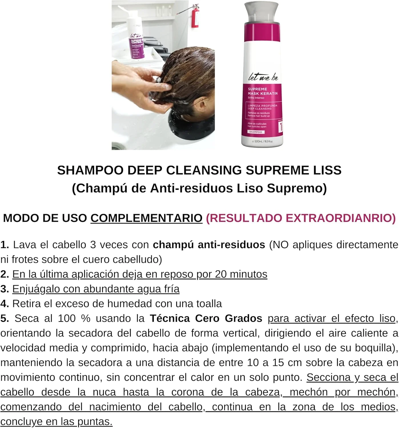 ماسک مو ترمیم کننده قوی Let Me Be Btox Capillary Pro Repair Ultra - تک مرحله ای 500 گرم - درمان مو برای ترمیم و تغذیه حرفه ای