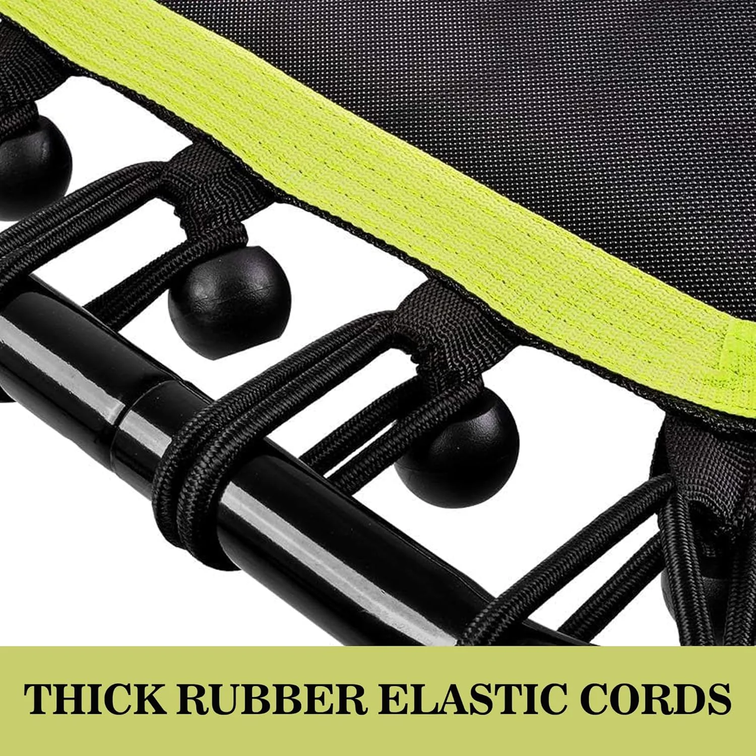 ترامپولین مینی بی صدا Sulfar با دسته های قابل تنظیم، ترامپولین ورزشی، بانجی جامپینگ، مربی کاردیو برای تمرین بزرگسالان