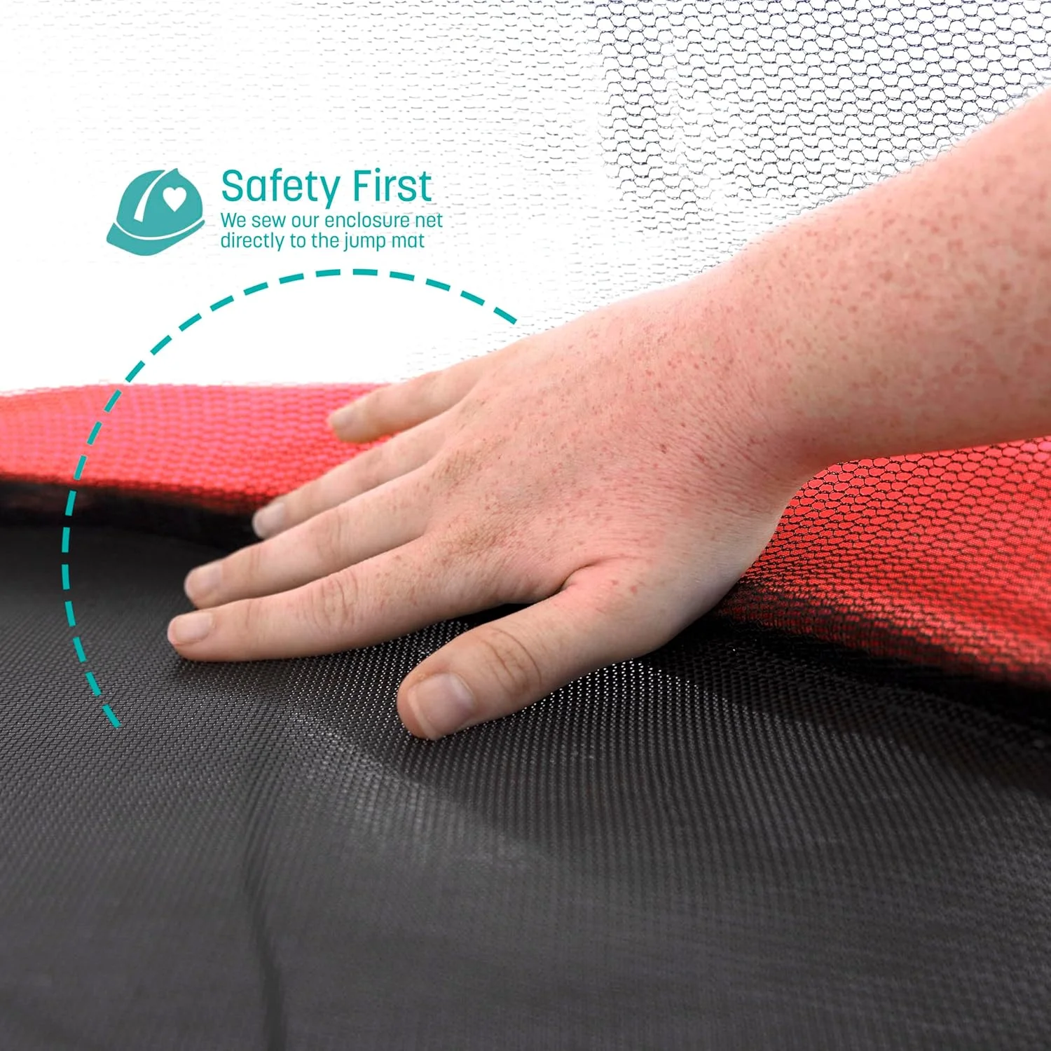 ترامپولین کوچک Skywalker با توری محافظ ترامپولین کوچک Skywalker با توری محافظ