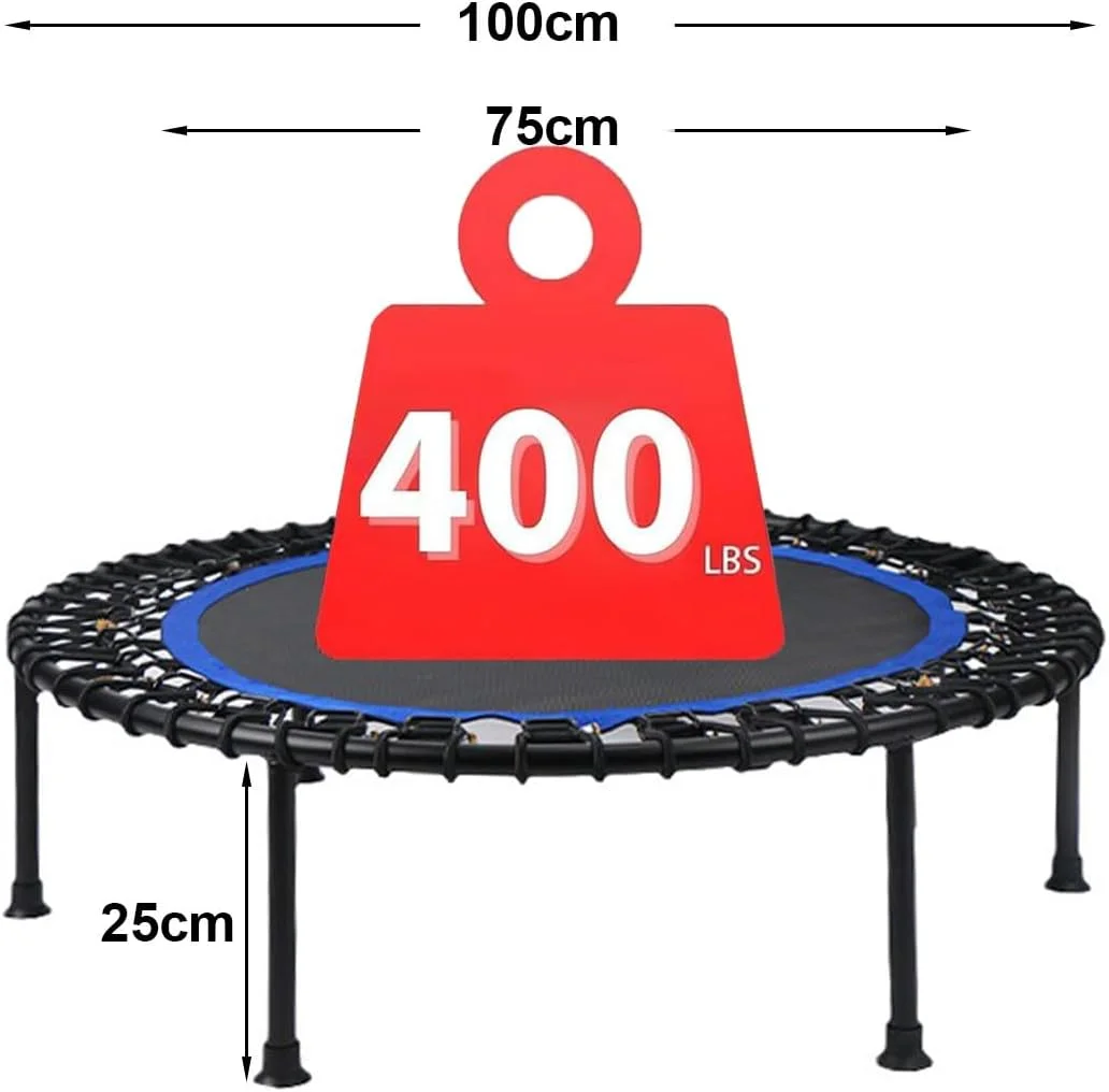 ترامپولین مینی 40 اینچی Uhuanyy - ریباند تناسب اندام برای بزرگسالان، استفاده در فضای داخلی/خارجی، ایده آل برای یک تمرین سالم و سرگرم کننده، طراحی بی صدا و ضد لغزش، ظرفیت بار بالا 180 کیلوگرم ترامپولین مینی 40 اینچی Uhuanyy - ریباند تناسب اندام برای بزرگسالان، استفاده در فضای داخلی/خارجی، ایده آل برای یک تمرین سالم و سرگرم کننده، طراحی بی صدا و ضد لغزش، ظرفیت بار بالا 180 کیلوگرم
