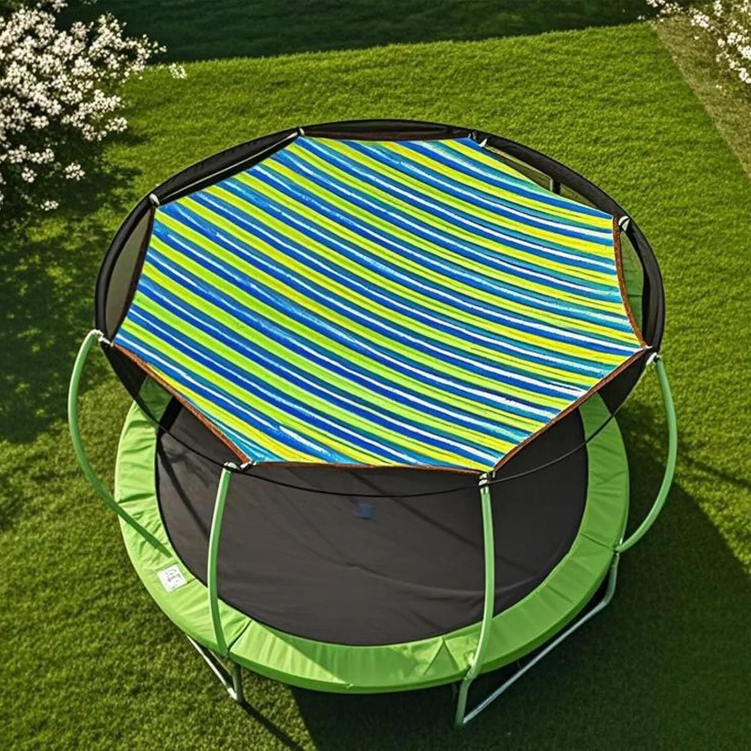 روکش ترامپولین | سایه بان ضد آب و مقاوم ترامپولین | ورزش و سرگرمی برای تفریح زمستانی و تابستانی حیاط خلوت زمین بازی کودکان پرش و جست و خیز روکش ترامپولین | سایه بان ضد آب و مقاوم ترامپولین | ورزش و سرگرمی برای تفریح زمستانی و تابستانی حیاط خلوت زمین بازی کودکان پرش و جست و خیز