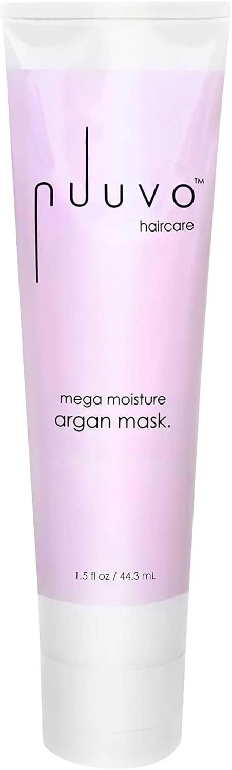 ماسک مو روغن آرگان Nuuvo Haircare | ماسک مو با نرم کننده عمیق برای موهای خشک و آسیب دیده | ماسک درمانی مرطوب کننده مگا برای انواع مو | بدون سولفات، بدون پارابن، بدون تست حیوانی 42 گرم