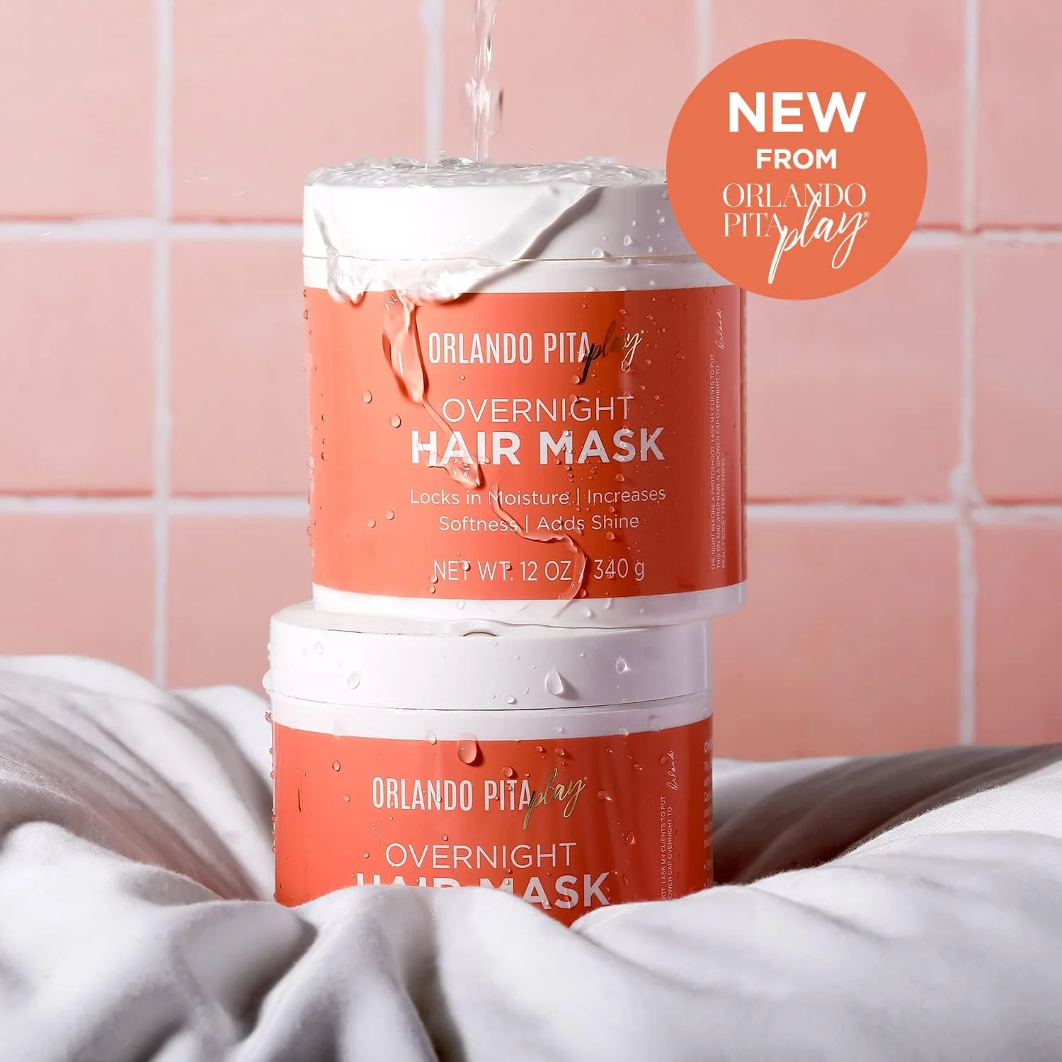ماسک موی شبانه اورلاندو پیتا پلی، حفظ رطوبت، افزایش نرمی، افزایش درخشندگی، 340 گرم