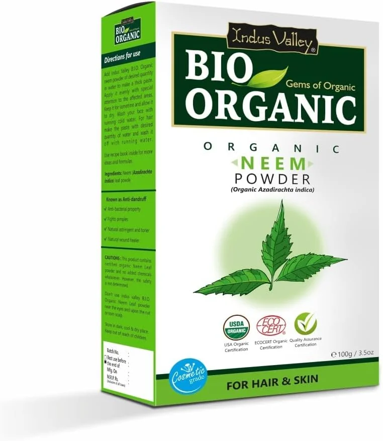 پودر نیم ارگانیک ایندوس ولی، 100% طبیعی و دارای گواهی حلال، پاک کننده موی بدون مواد شیمیایی برای موهای سالم، دارای گواهی ارگانیک USDA