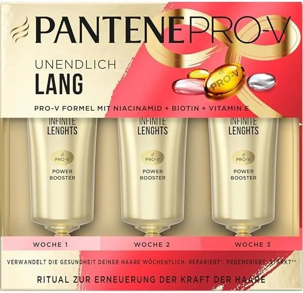 آمپول مراقبت فشرده تقویت کننده مو پنتن Pro-V (3 عدد 15 میلی لیتری)، برای موهای وز، درمان موهای خشک، مراقبت از مو درخشان کننده، ضد وز آمپول مراقبت فشرده تقویت کننده مو پنتن Pro-V (3 عدد 15 میلی لیتری)، برای موهای وز، درمان موهای خشک، مراقبت از مو درخشان کننده، ضد وز