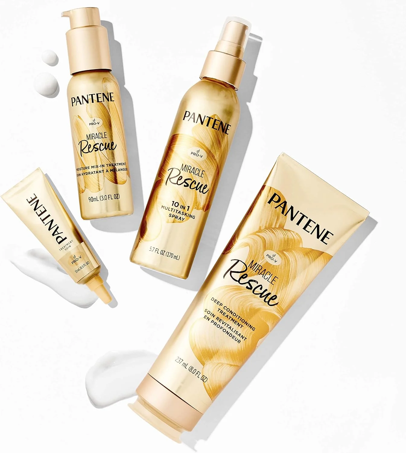 ماسک مو پنتن برای موهای خشک و آسیب دیده، آبرسان عمیق و سبک، Miracle Intense Rescue Shots، بدون پارابن، 4 عدد، 2.0 اونس ماسک مو پنتن برای موهای خشک و آسیب دیده، آبرسان عمیق و سبک، Miracle Intense Rescue Shots، بدون پارابن، 4 عدد، 2.0 اونس