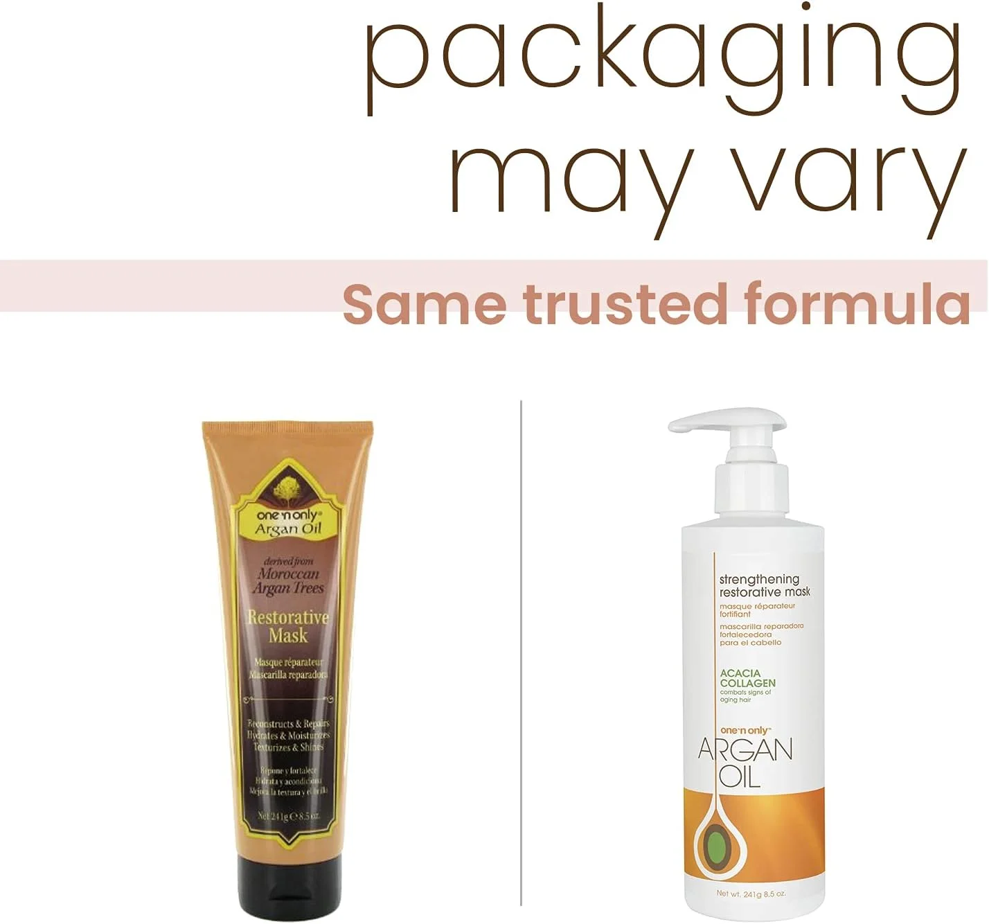 ماسک ترمیم کننده مو حاوی روغن آرگان وان اِن اونلی، 250 میلی لیتر