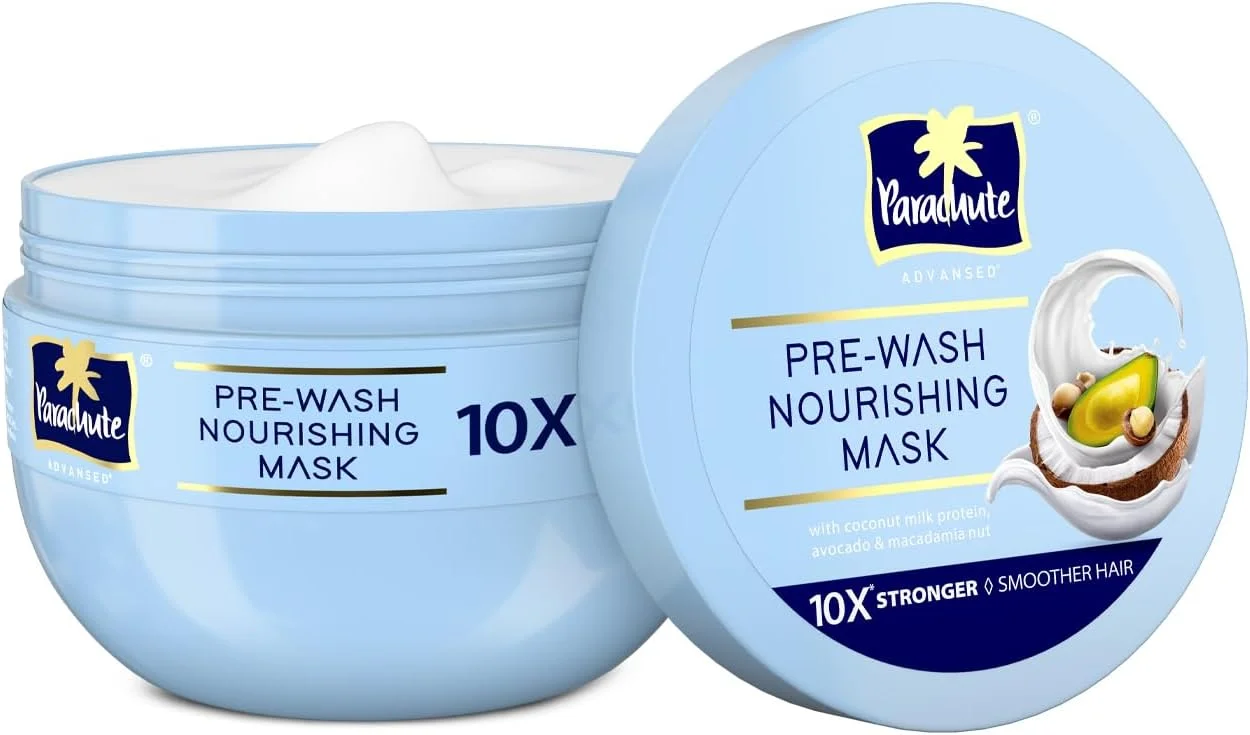 ماسک موی مغذی قبل از حمام پاراشوت ادونسد برای پوست سر و مو | سلامت کامل مو، 10 برابر موهای قوی تر و موهای صاف تر با پروتئین شیر نارگیل، آووکادو و آجیل ماکادمیا | مناسب انواع مو، 250 میلی لیتر، 1 عدد، آبی ماسک موی مغذی قبل از حمام پاراشوت ادونسد برای پوست سر و مو | سلامت کامل مو، 10 برابر موهای قوی تر و موهای صاف تر با پروتئین شیر نارگیل، آووکادو و آجیل ماکادمیا | مناسب انواع مو، 250 میلی لیتر، 1 عدد، آبی