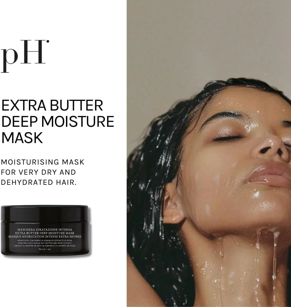 ماسک مو با رطوبت رسانی عمیق pH PURE HAIR حاوی کره اضافی - 200 میلی لیتر