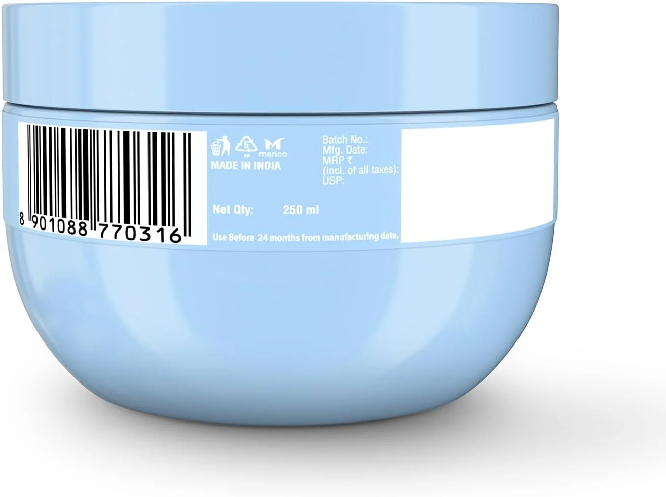 ماسک موی مغذی قبل از حمام پاراشوت ادونسد برای پوست سر و مو | سلامت کامل مو، 10 برابر موهای قوی تر و موهای صاف تر با پروتئین شیر نارگیل، آووکادو و آجیل ماکادمیا | مناسب انواع مو، 250 میلی لیتر، 1 عدد، آبی